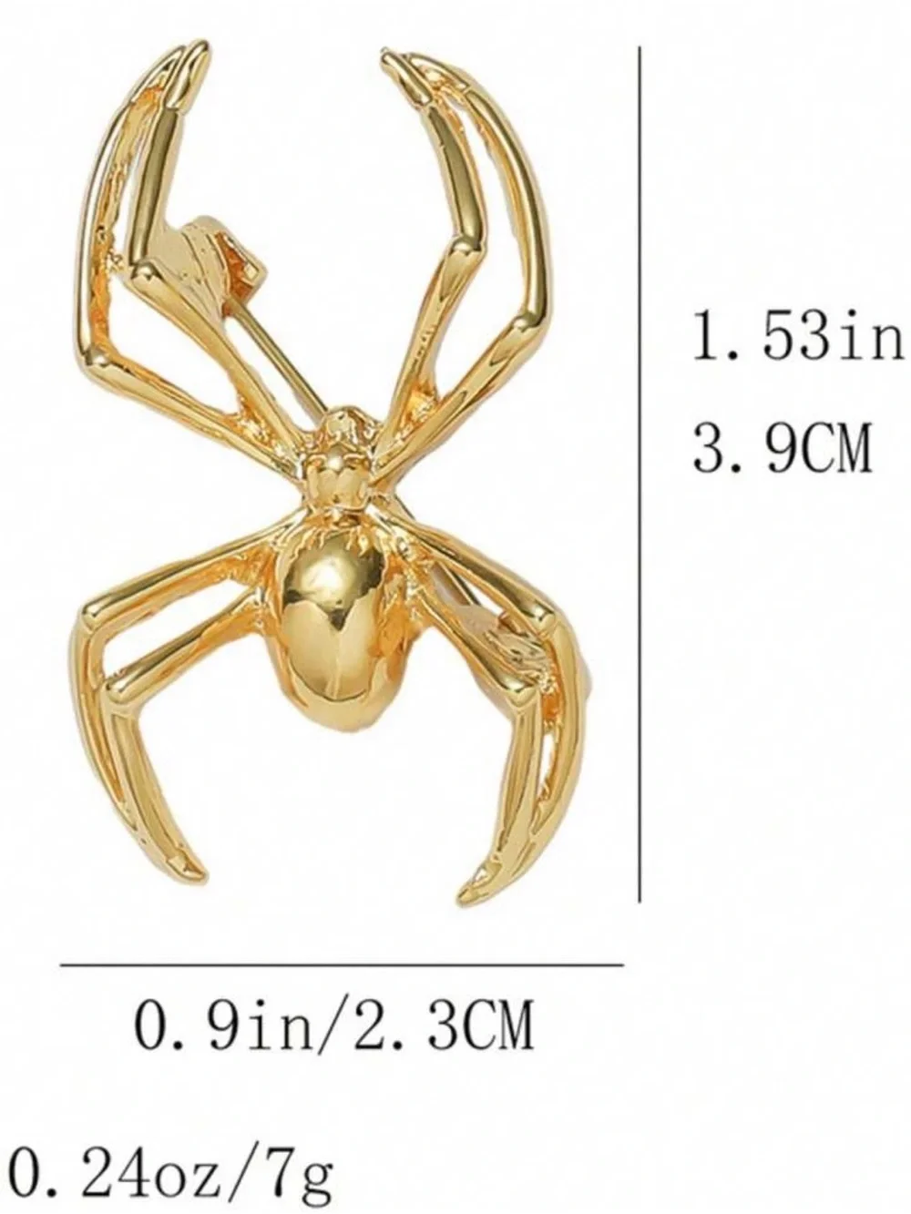 Black Spider Pearl Brooch - Women's Jewelry